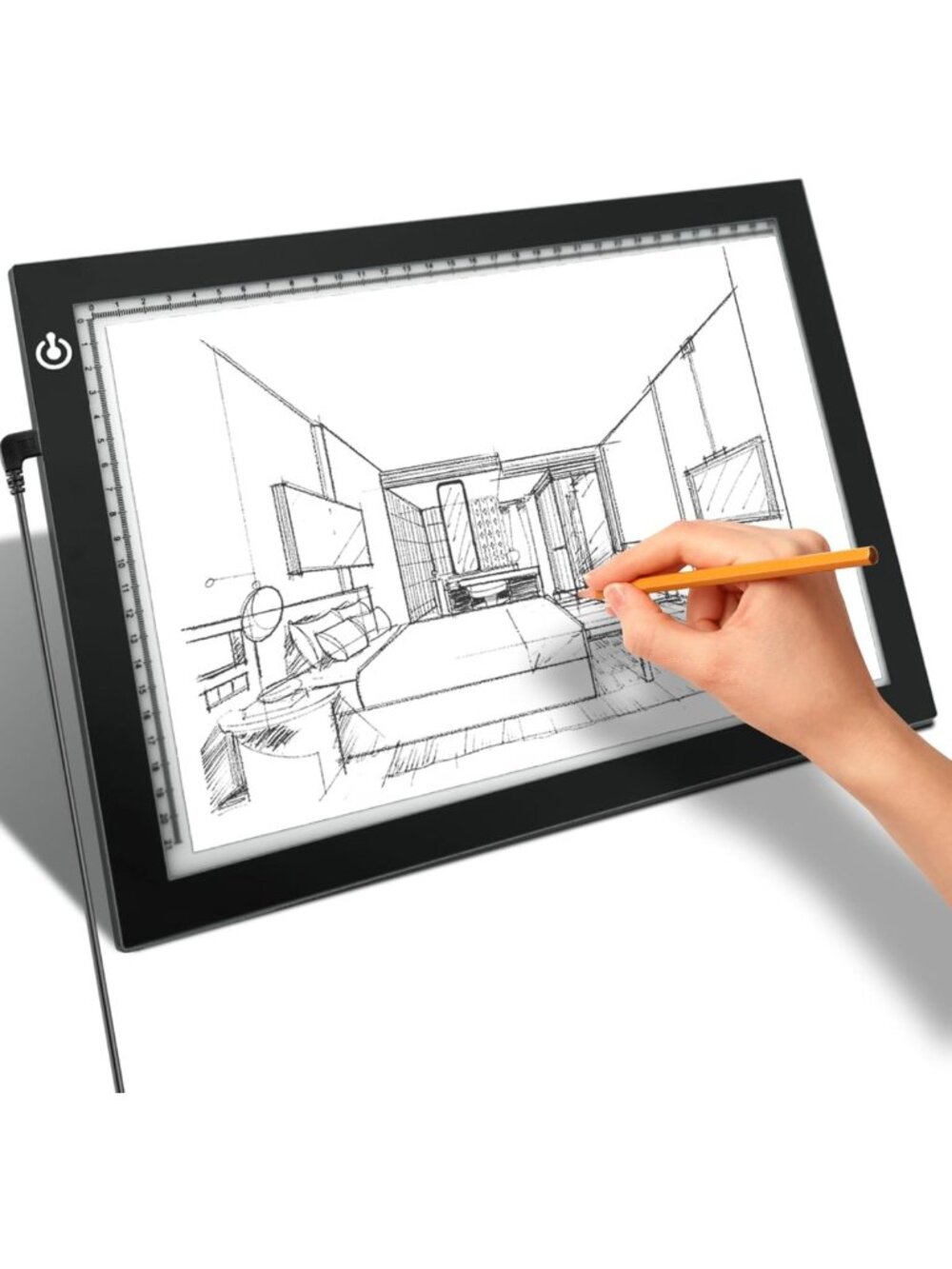 Adjustable Brightness LED Tracing Light Box - USB Art Pad for Sketching